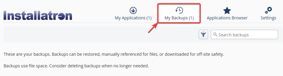 My Backups