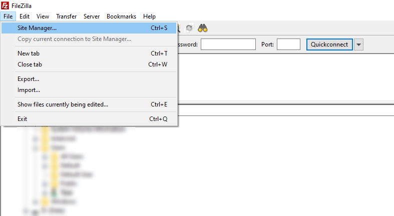 filezilla-sitemanager1
