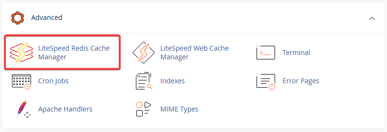 cpanel litespeed redis cache manager