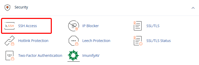 cPanel SSH Access