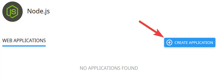Nodejs create application
