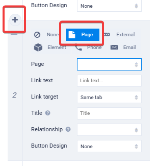 sitejet add menu item