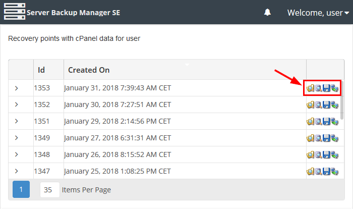 Restore points