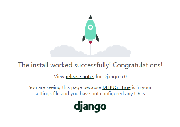 django installed