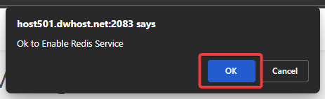 Confirm Redis Service